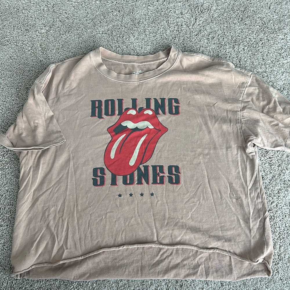 Rolling Stones crop top